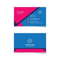 modern business card for professional branding. vector