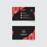 corporate business card for professional branding vector