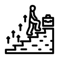 work experience interview job line icon illustration vector