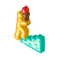 initiative interview job isometric icon illustration vector