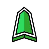 directional arrow information color icon illustration vector