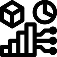 Business Intelligence, Visualization, Product Management Outline Icon vector