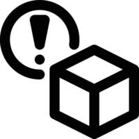Disruption, Problem, Trouble Outline Icon vector