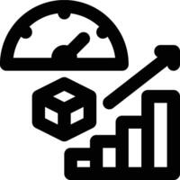 Kpi, Key Performance, Indicator Outline Icon vector