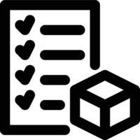 Product Requirement, Document, Product Specification Outline Icon vector
