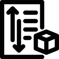 Prioritization, Prioritize, Sorting Outline Icon vector