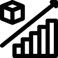 Product Growth, Product Report, Product Analytics Outline Icon vector