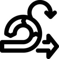 Scrum, Sprint, Project Management Outline Icon vector