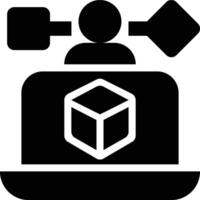User Experience, Customer Experience, User Solid Glyph Icon vector