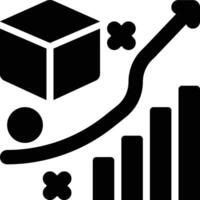 Market Strategy, Product Management, Strategies Solid Glyph Icon vector
