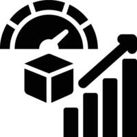 Kpi, Key Performance, Indicator Solid Glyph Icon vector