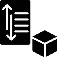 Prioritization, Prioritize, Sorting Solid Glyph Icon vector