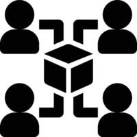 Stakeholders, Development Team, Product Management Solid Glyph Icon vector