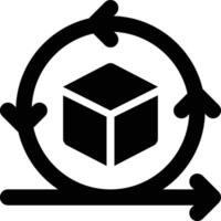 Agile, Development, Product Management Solid Glyph Icon vector