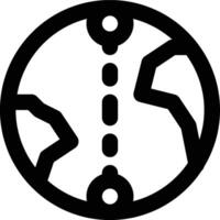 Antipode, Antipodal, Longitude Outline Icon vector
