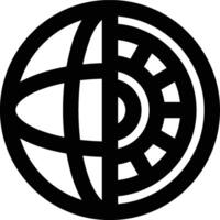 Mantle, Earth, Layer Outline Icon vector