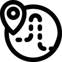 Gps, Navigation, Direction Outline Icon vector