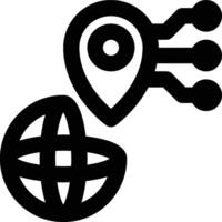 Geoinformatics, Geoscience, Geographic Outline Icon vector