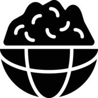 Soil, Land, Earth Solid Glyph Icon vector