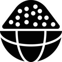 Sand, Dune, Desert Solid Glyph Icon vector
