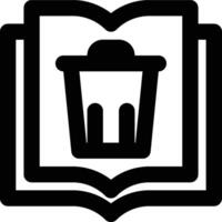 Garbology, Garbage, Trash Outline Icon vector