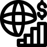 Macroeconomics, Economics, Science Outline Icon vector