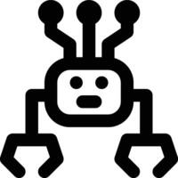 Robotics, Robot, Science Outline Icon vector