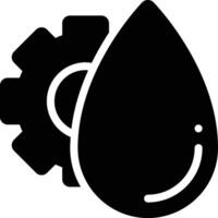 Fluid Mechanics, Fluids, Mechanic Glyph Solid Icon vector