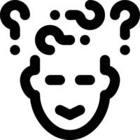 Dyslexia, Neurological Disorder, Neural Disorder Outline Icon vector