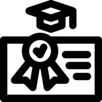 Certificate, Standard, Accreditation Outline Icon vector