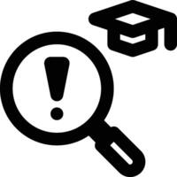 Problem Finding, Problem Discovery, Problem Outline Icon vector