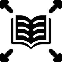 Overlearning, Expanding, Learning Glyph Solid Icon vector