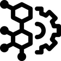 Material Science, Materials Engineering, Chemical Engineering Outline Icon vector