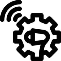 Broadcast Engineering, Marketing, Engineering Outline Icon vector