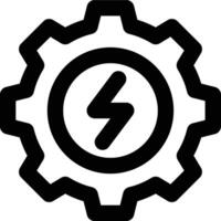 Power Engineering, Electrical Engineering, Electronic Engineering Outline Icon vector