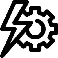 Electromechanics, Electromechanical, Engineering Outline Icon vector
