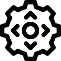 Control Engineering, Automation Engineering, Control System Outline Icon vector