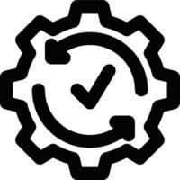Reliability Engineering, Reliability, Engineering Outline Icon vector