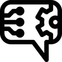Language Engineering, Natural Language, Processing System Outline Icon vector