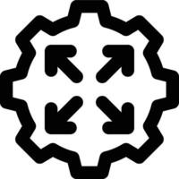 Overhead, Engineering, Engineering Overhead Outline Icon vector