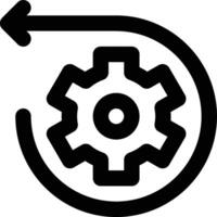 Reverse Engineering, Back Engineering, Engineering Outline Icon vector