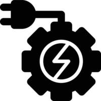 Electrical Engineering, Electric, Engineering Glyph Solid Icon vector