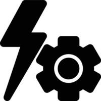 Electromechanics, Electromechanical, Engineering Glyph Solid Icon vector
