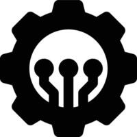 System Engineering, Application Engineering, System Glyph Solid Icon vector