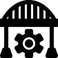 Architectural Engineering, Architecture, Engineering Glyph Solid Icon vector