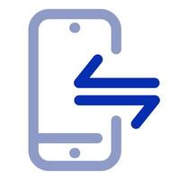 Mobile Sync and phone icon vector