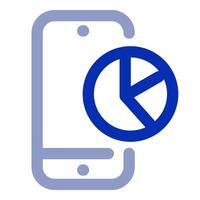 Mobile Statistics and phone vector