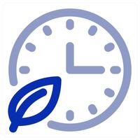 Time and clock icon vector