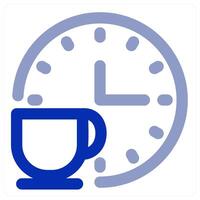 Tea Time and clock vector