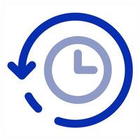 Time and hourglass icon concept vector